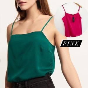 NWT DYNAMITE Bright Rose Cami